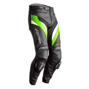 SPODNIE SKÓRZANE RST TRACTECH EVO 4 CE BLACK/GREEN