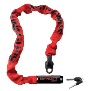ZAPIĘCIE ŁAŃCUCHOWE KRYPTONITE KEEPER 785 INTEGRATED CHAIN RED 07CM X 85CM
