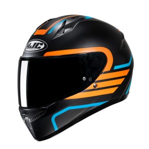 KASK HJC C10 LITO BLACK/ORANGE