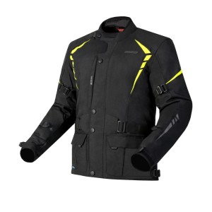 KURTKA TEKSTYLNA OZONE TRAKER BLACK/FLUO YELLOW