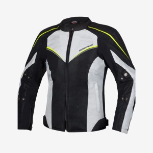 KURTKA TEKSTYLNA REBELHORN HIFLOW IV LADY BLACK/SILVER/FLO YELLOW