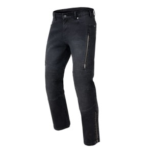 SPODNIE JEANS REBELHORN HAWK III REGULAR FIT WASHED BLACK