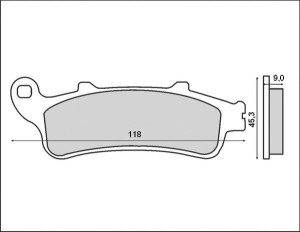 Klocki hamulcowe Brenta KH388