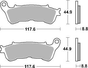 Klocki hamulcowe SBS 192 CT