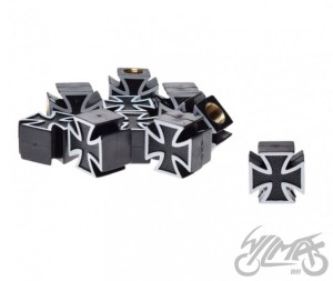 NAKRĘTKA WENTYLA KOŁA 1 szt. czarna