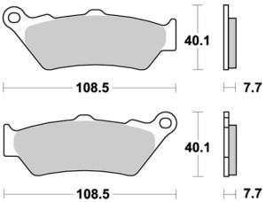 SBS klocki hamulcowe 674 HF