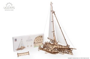 Trimaran Merihobus Model do składania Ugears