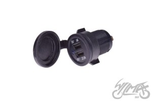 Gniazdo zapalniczki USB x2