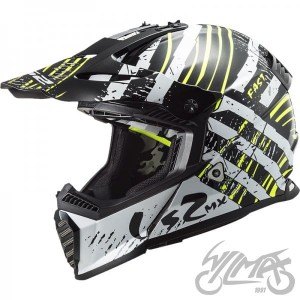 KASK LS2 FAST MX437 FAST EVO VERVE BLACK WHITE