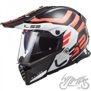 KASK LS2 MX436 PIONEER EVO ADVENTURER BL.WHITE 