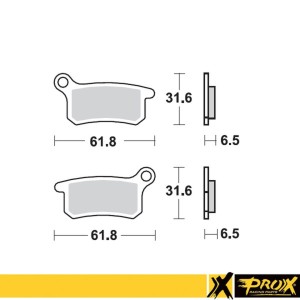 PROX Klocki hamulcowe KH357 KTM SX 50