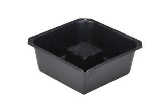 Naczynie miska pojemnik do spuszczania oleju 9 l czarny