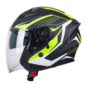RHINO Kask Touring 2 STORM BK/YL/WH 