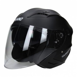 RHINO Kask Touring EVO czarny mat