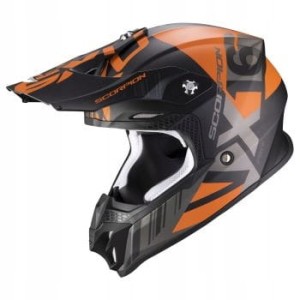 Kask Scorpion VX-16 AIR MACH MATT BK-ORANGE