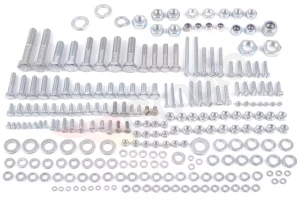 Komplet śrub na cały motocykl + śruby silnika WSK 125 B3