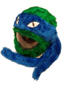 Ozdoba kasku Wojowniczy Żółw Ninja Niebiesko-Zielony