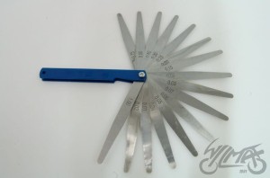 Szczelinomierz 0,02 - 1,00mm WILMAT