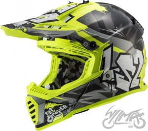 KASK LS2 MX437 FAST II MINI CRUSHER BL. H-V-06 