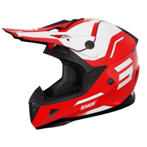 KASK SHOT PULSE KID LINES RED GLOSSY 
