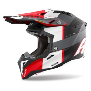 Kask Airoh Aviator 3 Monarch Grey Red Matt