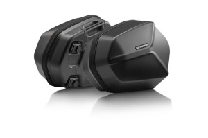 Zestaw Kufrów Bocznych Aero Abs I Stelaży Sw-Motech Honda Vfr1200X Crosstourer (11-) Black 2X25L