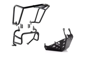 Zestaw gmoli + płyta silnika Honda XL 750 Transalp czarny Yakk