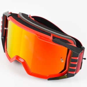 GOGLE LS2 CHARGER PRO CZERWONE - DRUGA SZYBA I ZRYWKI W ZESTAWIE