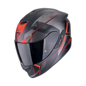 KASK SCORPION EXO-1400 II INTENSIO MATT BLACK RED