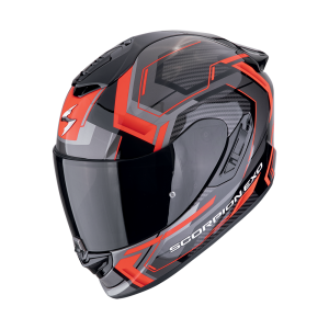 KASK SCORPION EXO-1400 II LINART BLACK RED 