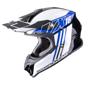 SCORPION KASK VX-16 EVO AIR LIGNES BLACK BLUE