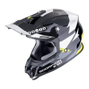 SCORPION KASK VX-16 EVO AIR ROD BLACK NEON YELLOW 