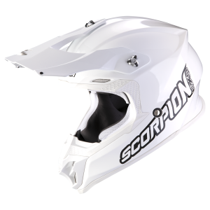 SCORPION KASK VX-16 EVO AIR SOLID WHITE-WHITE