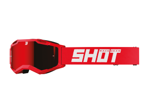 GOGLE SHOT ASSAULT 2.0 SOLID IRIDIUM RED