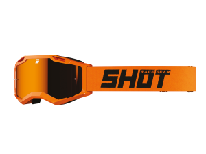 GOGLE SHOT ASSAULT 2.0 SOLID IRIDIUM NEON ORANGE