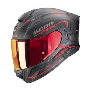 SCORPION EXO-530 AIR SLOPE MATT BLACK RED