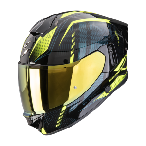 SCORPION EXO-530 AIR THERAS BLACK NEON YELLOW