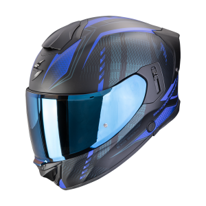 SCORPION EXO-530 AIR THERAS MATT BLACK BLUE