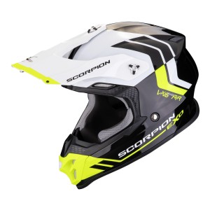 Kask motocyklowy SCORPION VX 16 EVO AIR FUSION BLACK/NEON YELLOW czarny żółty fluo