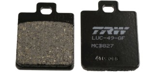 TRW ZF KLOCKI HAMULCOWE KH260 GILERA RUNNER 50 '99-'06, STALKER 50 '97-'06, PIAGGIO LIBERTY 125 '98-'14, LIBERTY 200 '98-'08, NRG 50 '99-'04, MP3 125 '06-'13, VESPA ET2 / ET4 / LX / PX 50 / 125 / 150 '97-'17, PEUGEOT TWEET 50 / 125