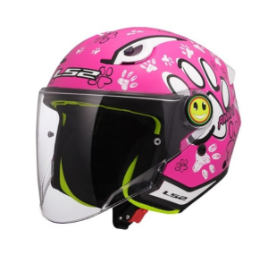 KASK LS2 OF622 FUNNY II PAWS PINK
