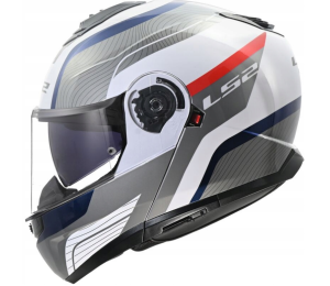 KASK LS2 FF908 STROBE II MONZA WH. BLUE RED