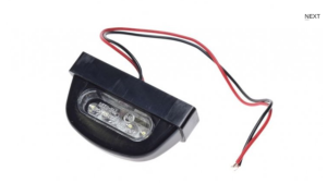 PODŚWIETLENIE TABLICY REJESTRACYJNEJ