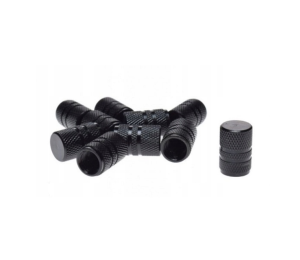 NAKRĘTKA WENTYLA KOŁA 1 szt. czarna aluminium