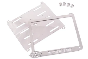 Nierdzewna podkładka ramka pod tablicę rejestracyjną Yamaha MIDNIGHT STAR