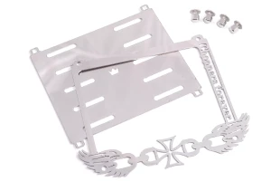 Nierdzewna podkładka pod tablicę rejestracyjną Choppers Forever