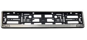 Ramka samochodowa - podkładka tablicy rejestracyjnej - stal nierdzewna - PISTONS  - A139