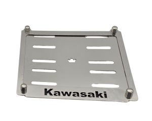 Nierdzewna podkładka pod tablicę rejestracyjną Kawasaki