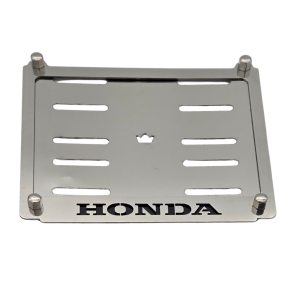 Nierdzewna podkładka pod tablicę rejestracyjną Honda