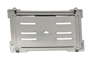 Nierdzewna podkładka pod tablicę rejestracyjną Elegant